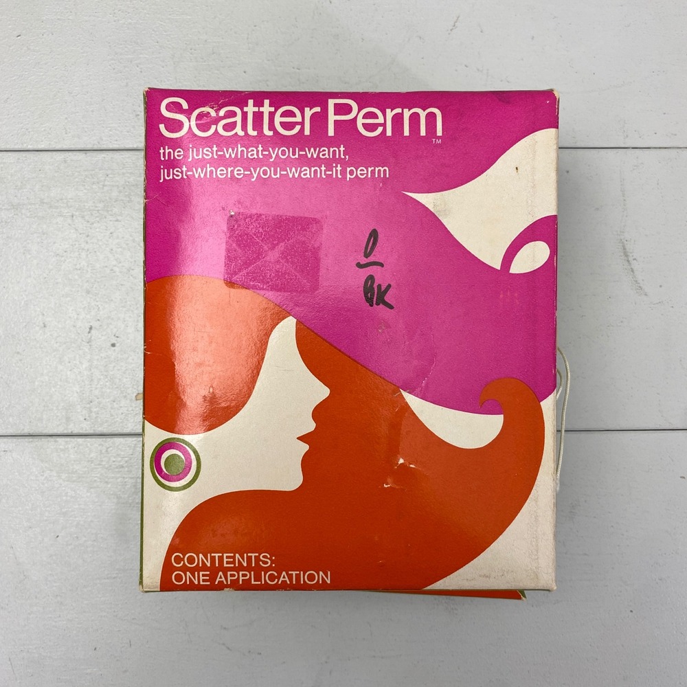 Vtg Toni Gillette Scatter Perm Hair Shapers Kit Beauty End Papers and Rollers